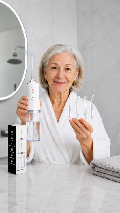 Oral Wiee™ - Profesyonel Şarj Edilebilir Taşınabilir Ağız ve Diş Duşu